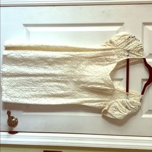 Guess size 6 Cream Lace Dress